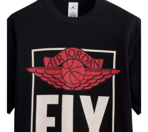 Camiseta Levi's x Air Jordan "Fly" Preto