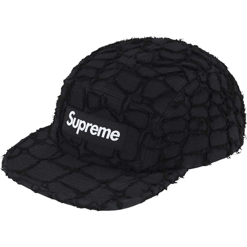 Boné Supreme Frayed Croc Denim "Black" Preto