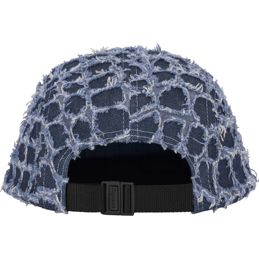 Boné Supreme Frayed Croc Denim "Indigo" Azul