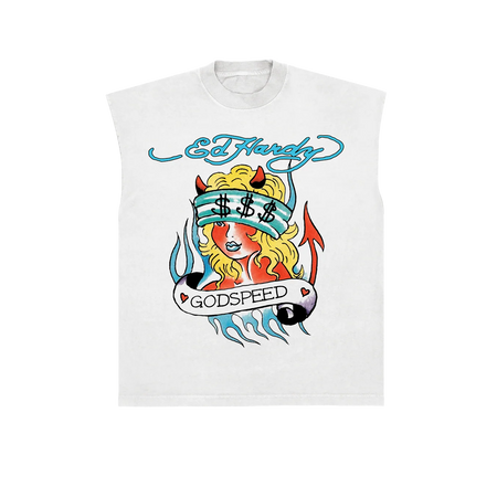 Regata Ed Hardy Godspeed "White" Branco