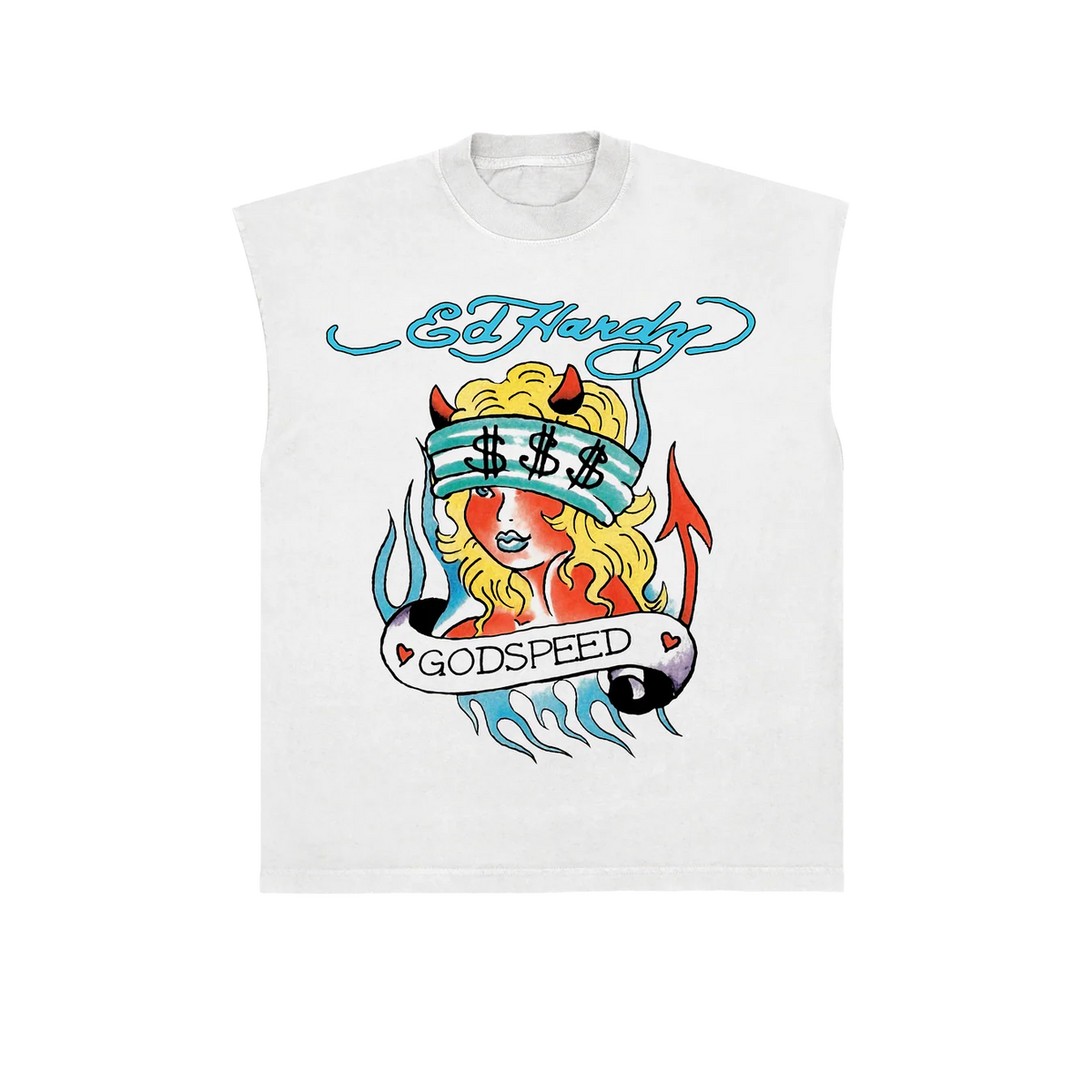 Regata Ed Hardy Godspeed "White" Branco