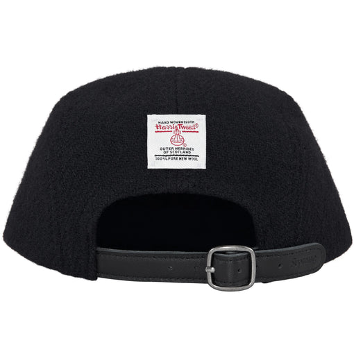 Boné Supreme "Harris Tweed SS25" Preto