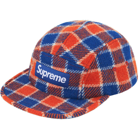 Boné Supreme "Harris Tweed SS25" Vermelho