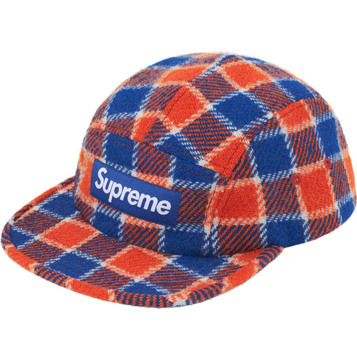 Boné Supreme "Harris Tweed SS25" Vermelho