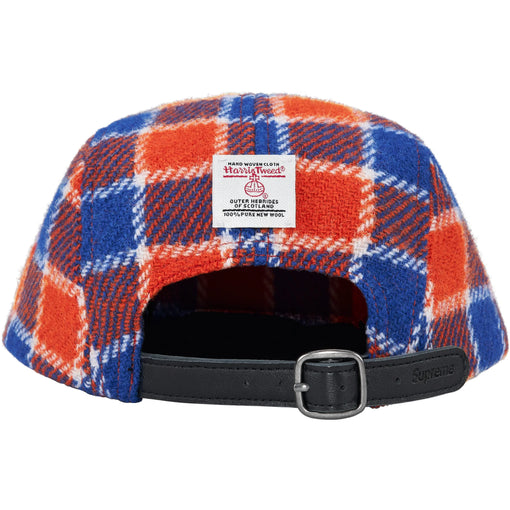 Boné Supreme "Harris Tweed SS25" Vermelho