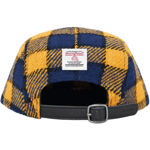 Boné Supreme "Harris Tweed SS25" Amarelo