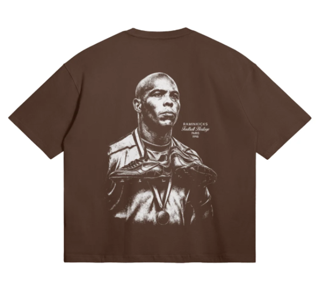 Camiseta Raminkicks "Football Heritage Ronaldo" Marrom