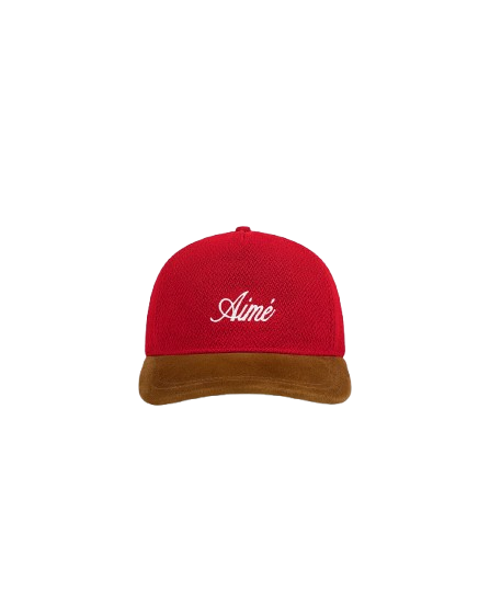 Boné Aime Leon Dore Suede Brim Country Hat Equestrian Red Vermelho