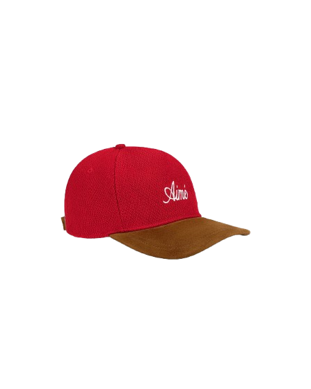 Boné Aime Leon Dore Suede Brim Country Hat Equestrian Red Vermelho