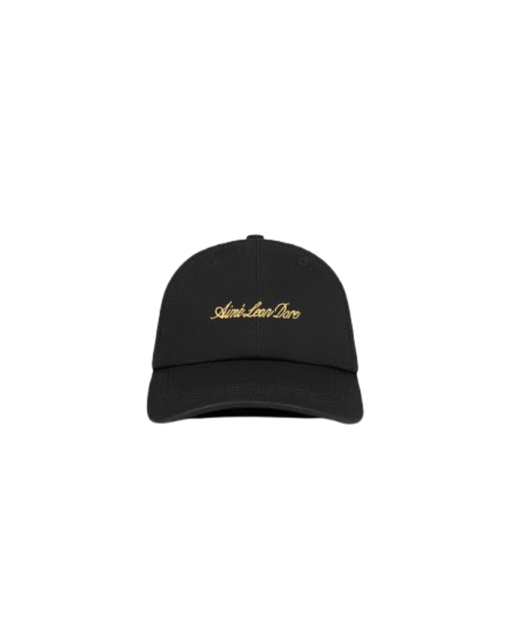 Boné Aime Leon Dore Washed Script Hat Jet Black Preto