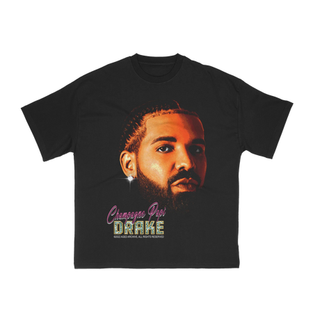 Camiseta Aged Archive "Drake" Preto
