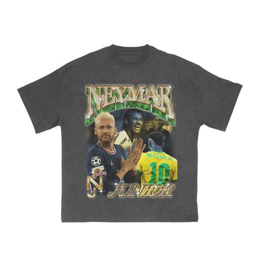 Camiseta Aged Archive "Neymar Jr" Cinza