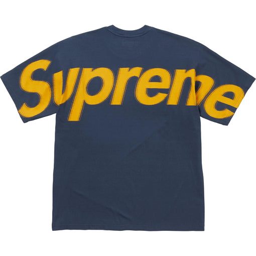 Camiseta Supreme Intarsia S/S Top SS25 "Navy" Azul Marinho