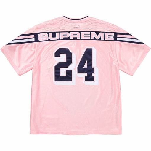 Camisa Jersey Supreme "Jacquard Rib Football" Rosa