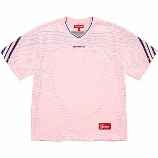 Camisa Jersey Supreme "Jacquard Rib Football" Rosa