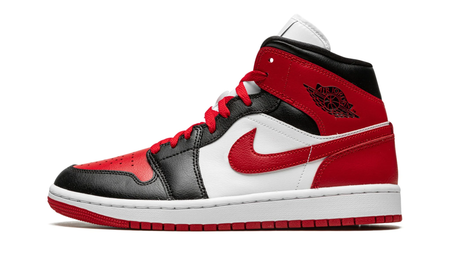 Tênis Air Jordan 1 Mid "Alternate Bred Toe" Vermelho/Preto