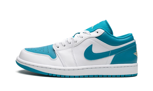 Tênis Air Jordan 1 Low "Aquatone" Branco/Verde