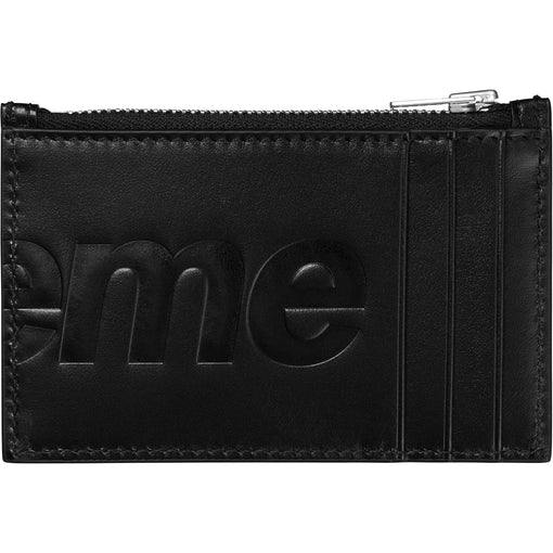Carteira Supreme Leather Zip Card Holder "Black" Preto