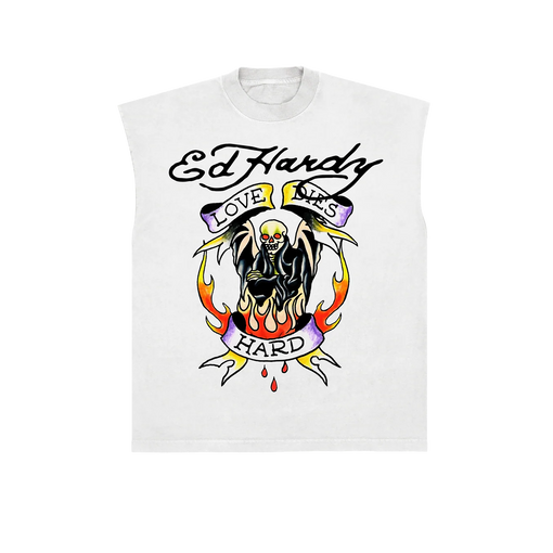 Regata Ed Hardy Love Dies Hard "White" Branco