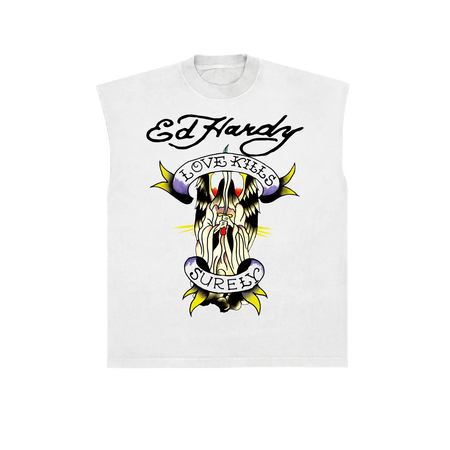 Regata Ed Hardy Love Kills Surely "White" Branco