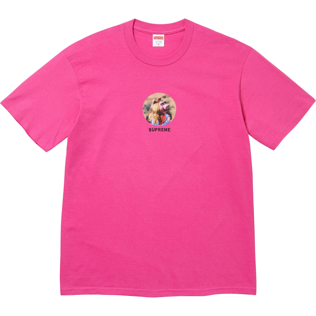 Camiseta Supreme "Miss Piggy" Rosa