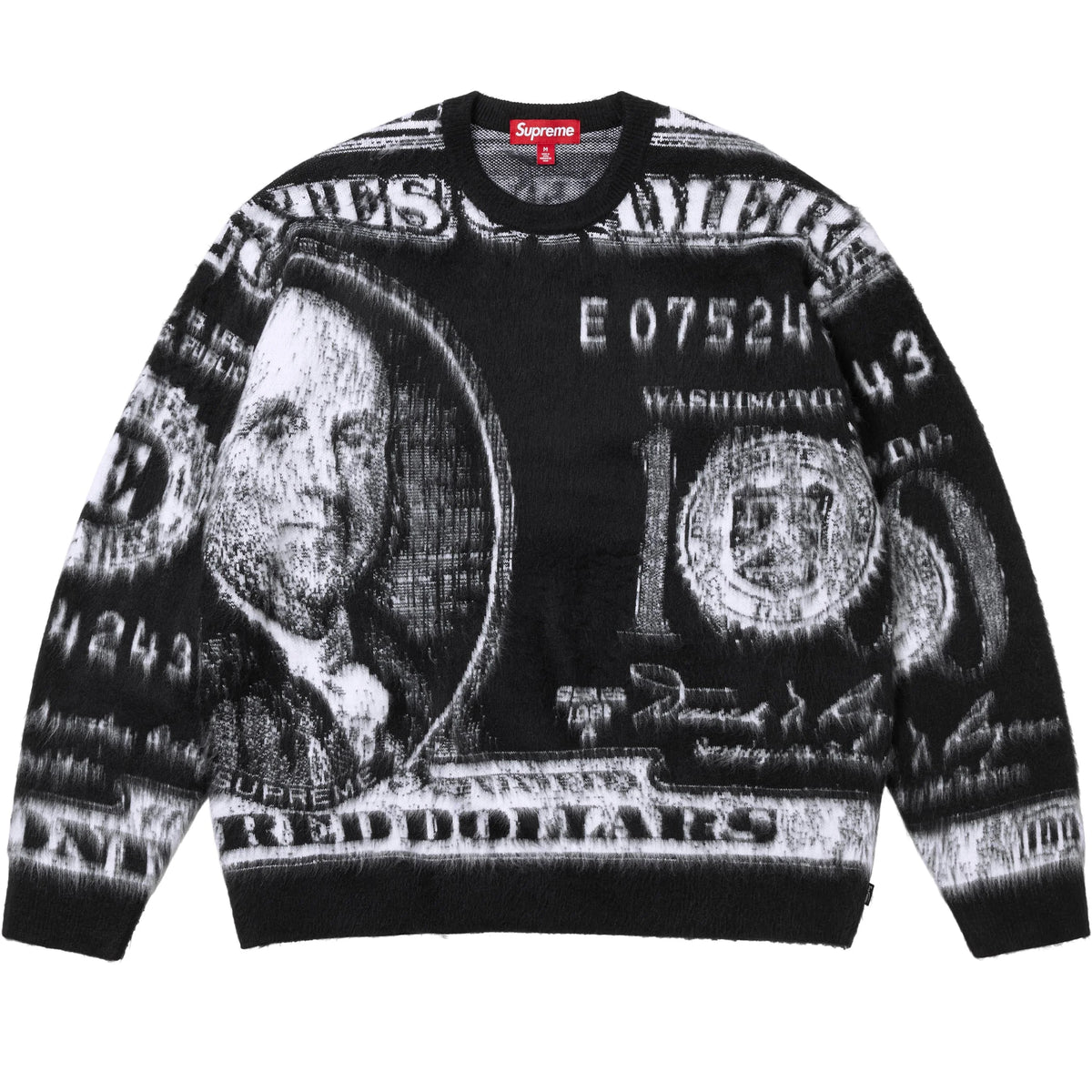 Suéter Supreme "Money" Preto