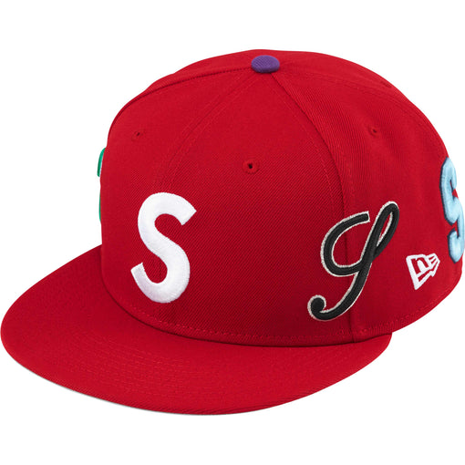 Boné Supreme x New Era Multi S Logo "Red" Vermelho
