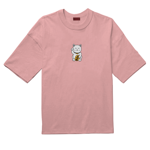 Camiseta Impie "Maneki" Rosa