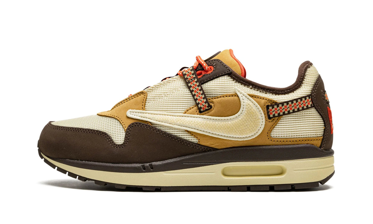 Tênis Nike Air Max 1 x Travis Scott Cactus Jack "Baroque Brown" Marrom