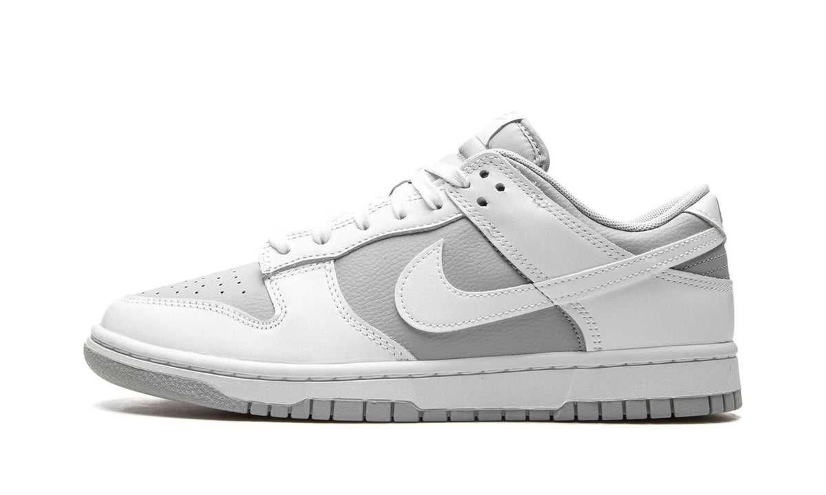 Tênis Dunk Low "White Grey" Branco/Cinza