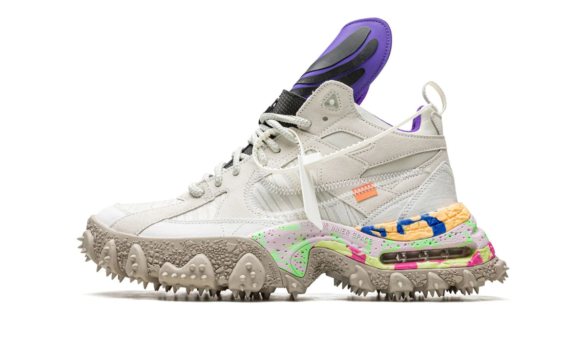 Tênis Nike Air Terra Forma x Off White "Summit White Psychic Purple" Branco