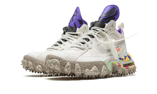 Tênis Nike Air Terra Forma x Off White "Summit White Psychic Purple" Branco
