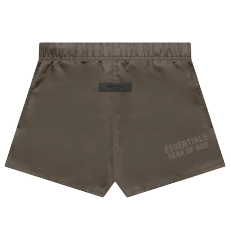 Shorts Fear Of God Essentials "Core Collection Nylon Running Wood" Marrom