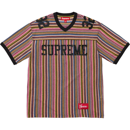 Camiseta Supreme Open Knit Football Top "Multicolor" Colorido