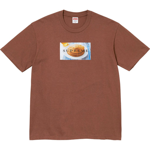 Camiseta Supreme "Pancakes" Marrom