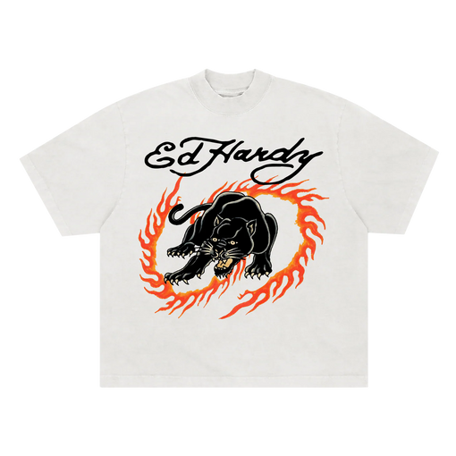 Camiseta Ed Hardy Panther's Roar "White" Branco