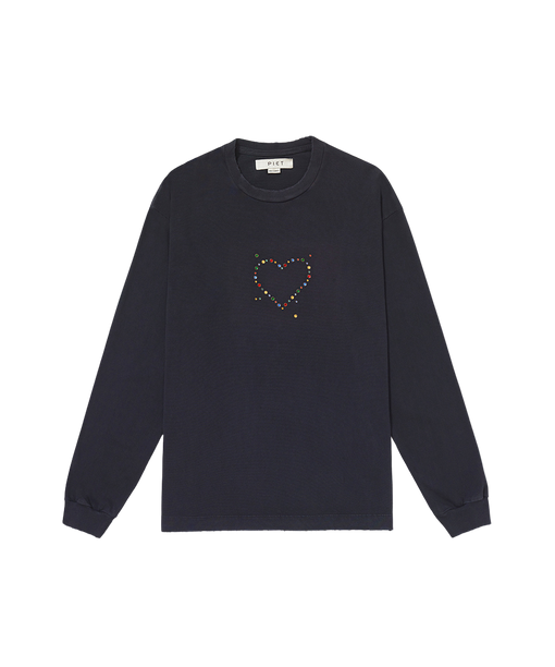Longsleeve Piet "Manifest Gems" Preto