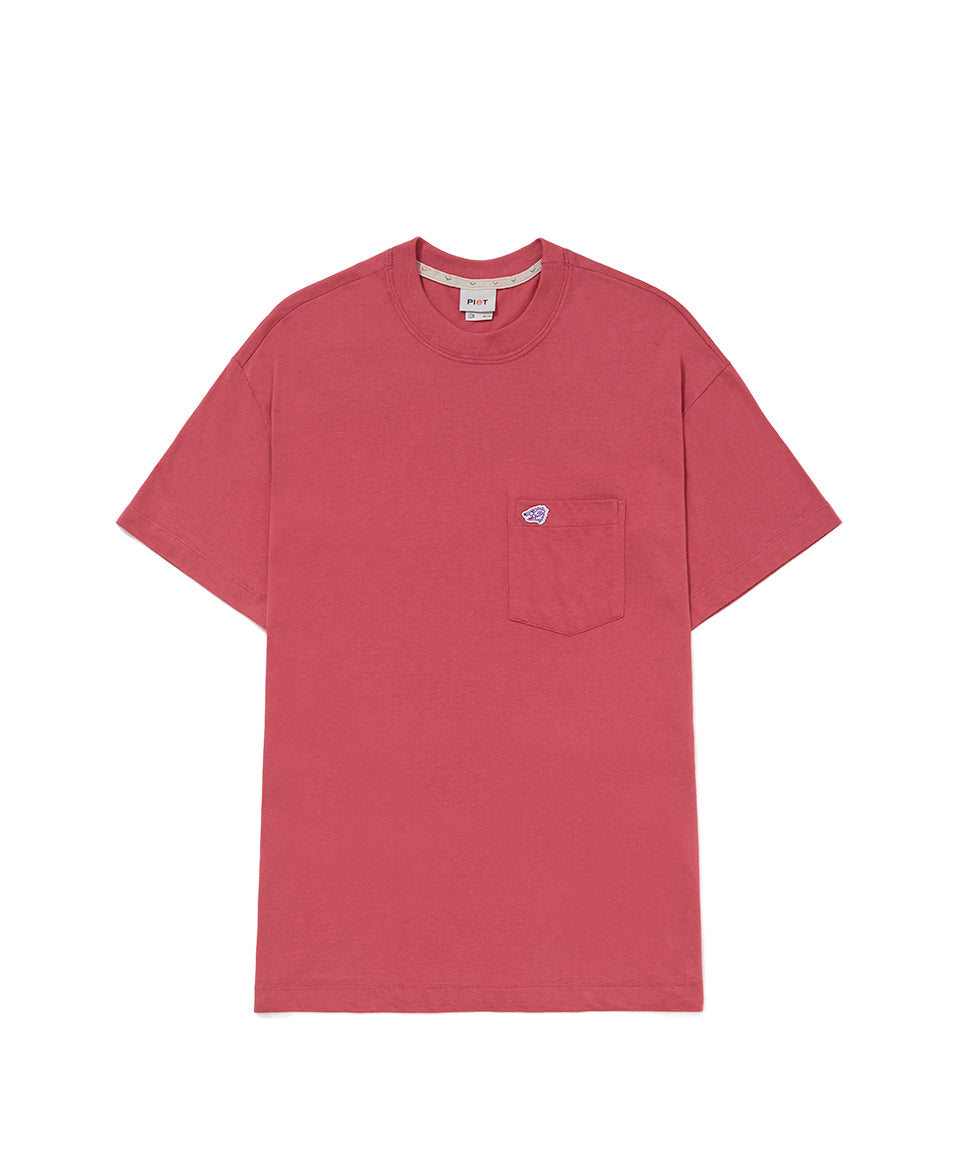 Camiseta Piet "Pocket" Vermelho