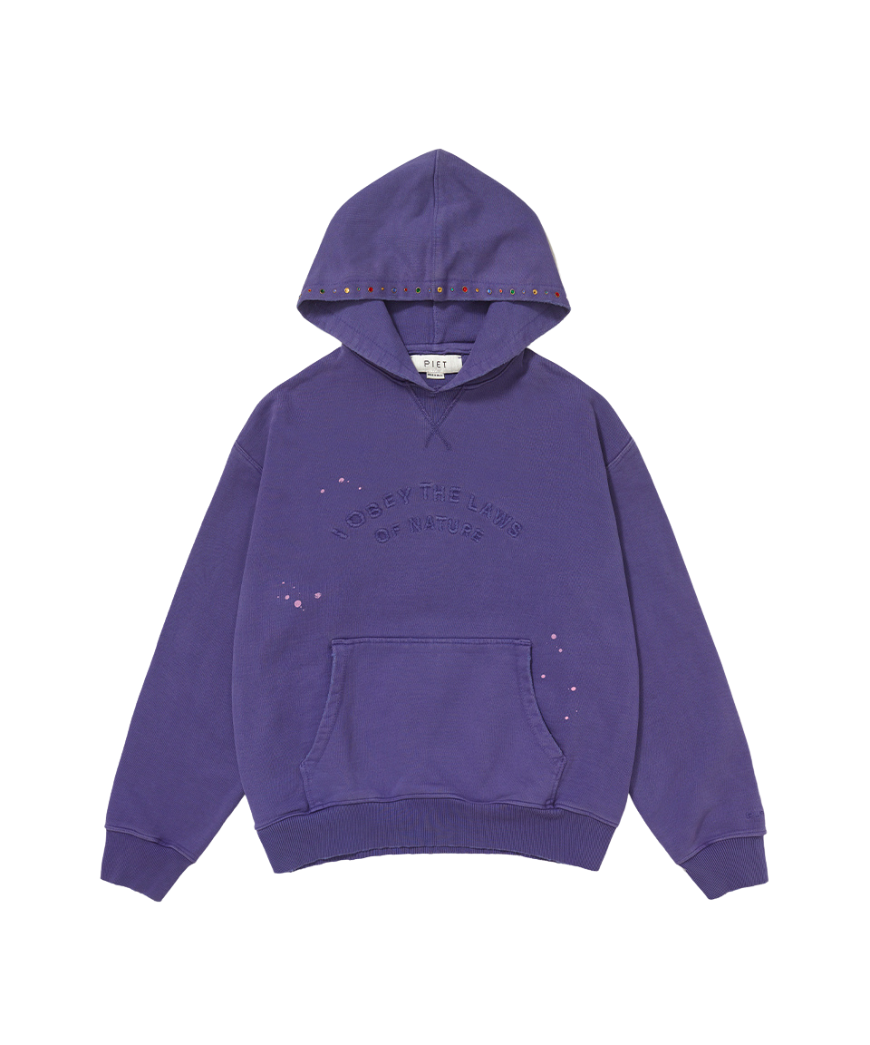 Moletom Piet "Gems Faded 600GSM" Roxo