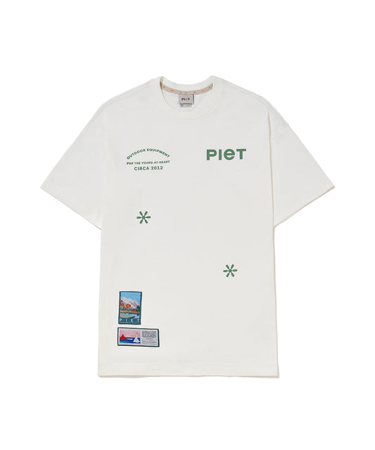 CAMISETA PIET VERDE FLAME ICONS TEE