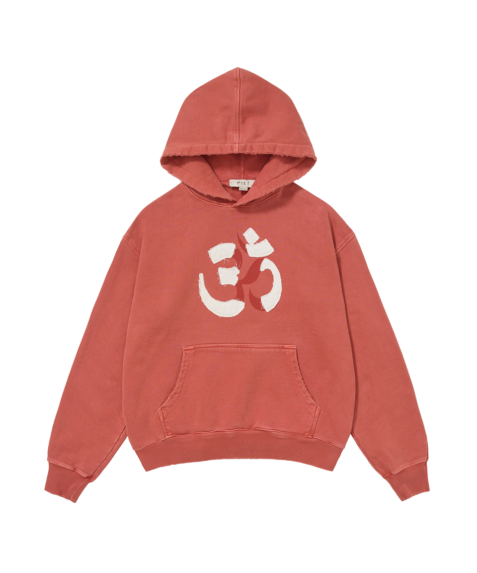 Moletom Piet "Om Sun Faded 600GSM" Vermelho