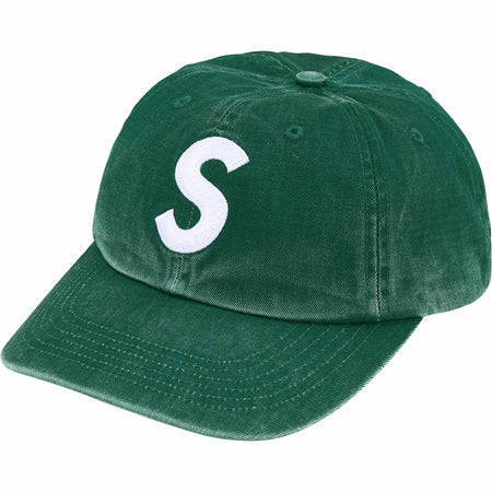 Boné 6-Panel Supreme "Pigment Coated S Logo" Verde