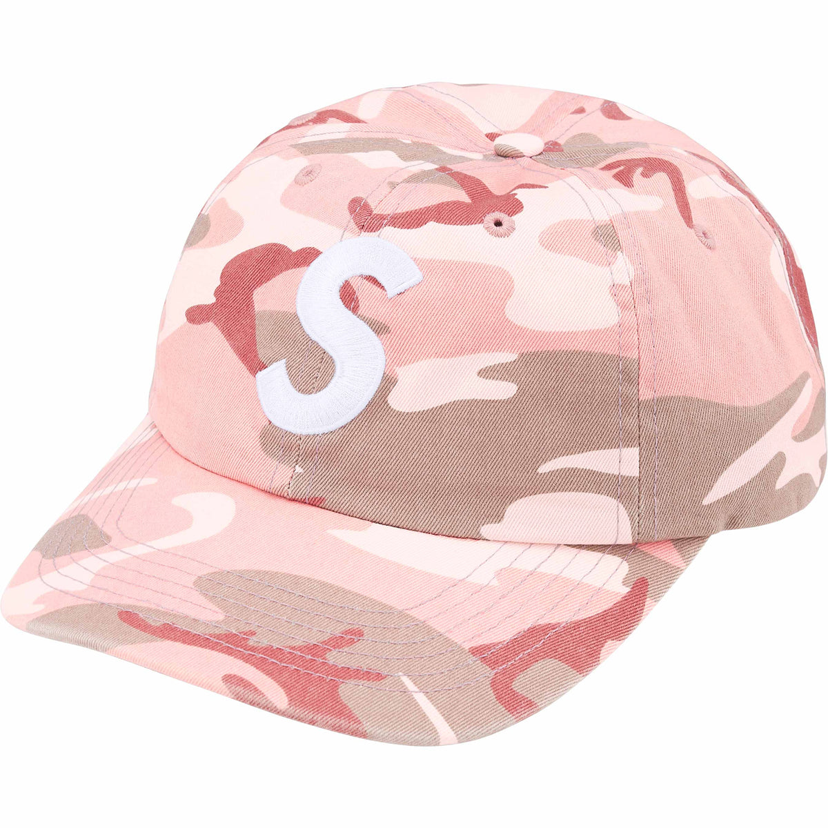 Supreme Felt S Logo 6-Panel (SS18) - $48