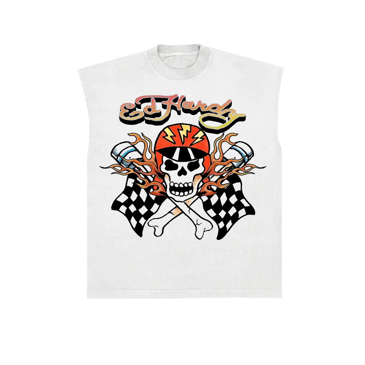 Regata Ed Hardy Skull Racer "White" Branco