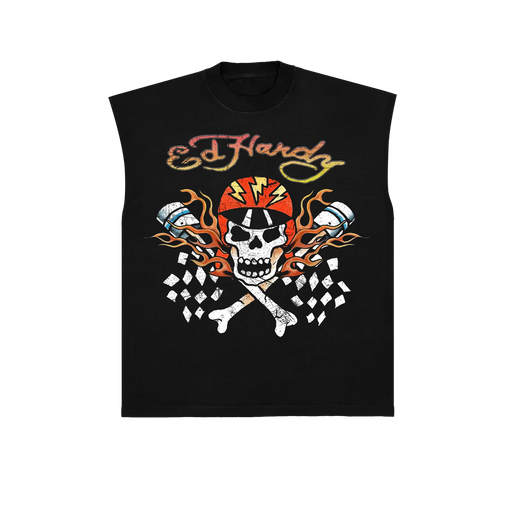 Regata Ed Hardy Skull Racer "Black" Preto