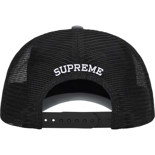 Boné 6-Panel Supreme "Reaper Mesh Back" Cinza