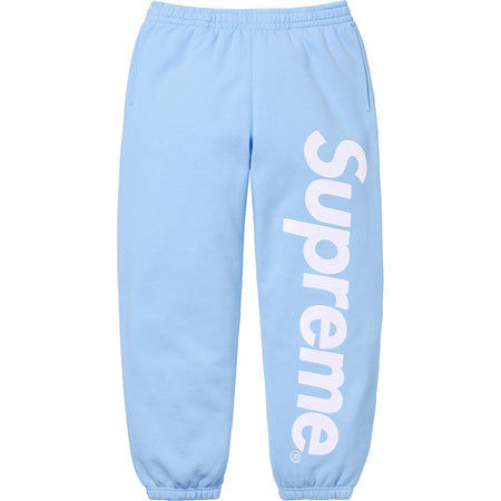 Calça Supreme "Satin Appliqué Sweatpant" Azul