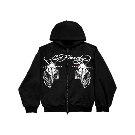 Moletom Ed Hardy Light Shot "Black" Preto