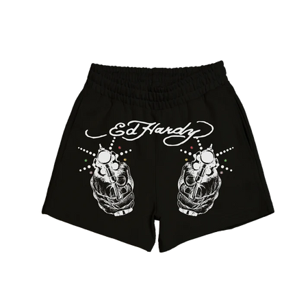 Shorts Ed Hardy Light Shot "Black" Preto