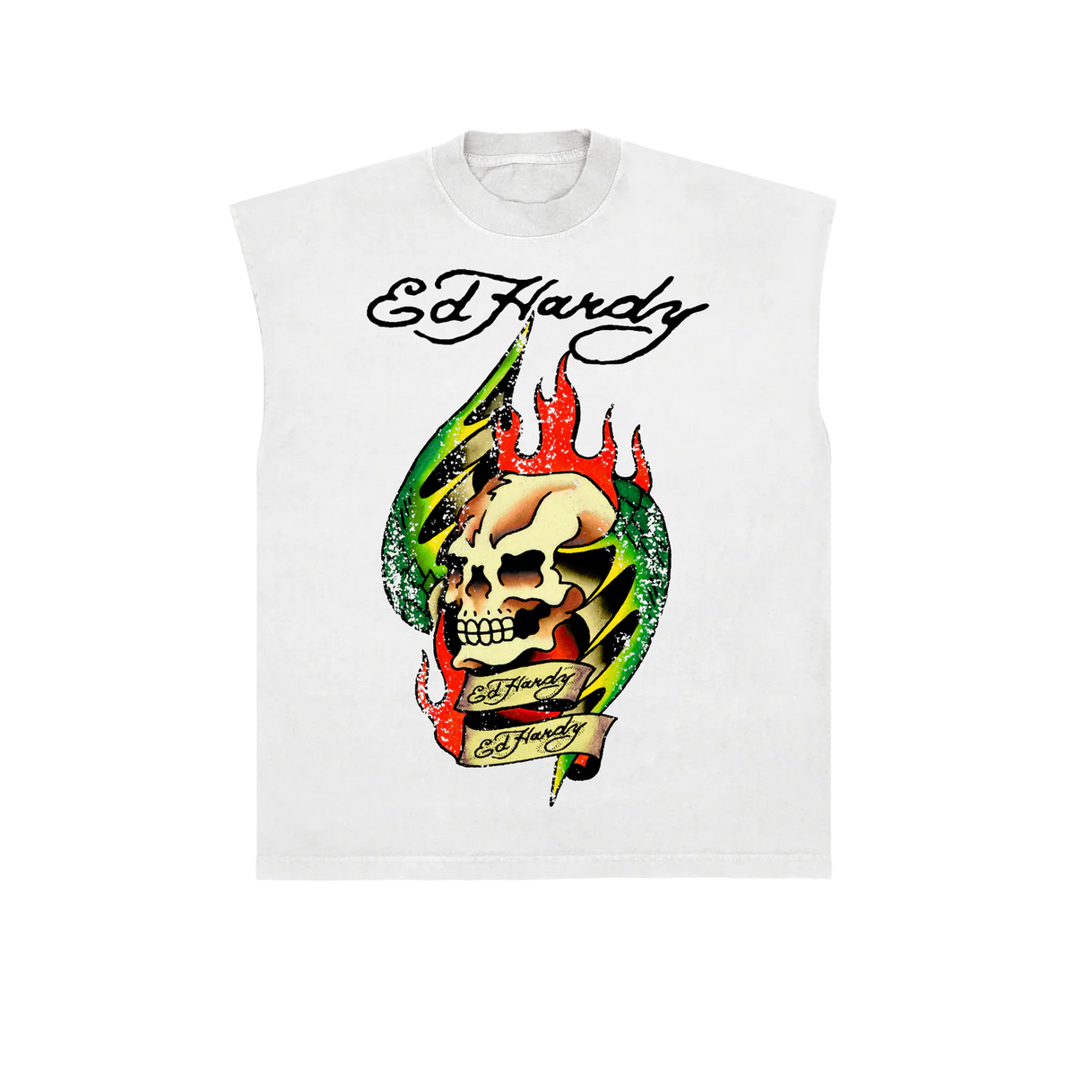 Regata Ed Hardy Skull "White" Branco